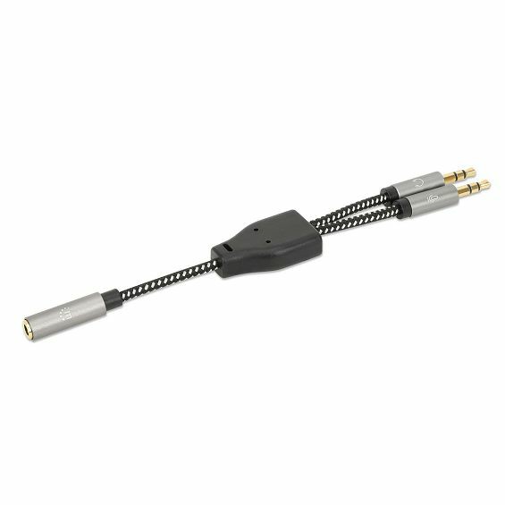 Adapter MANHATTAN AUX Y 3.5M/ 2xŽ-3
