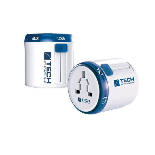 Putni adapteri TRAVEL BLUE, EU-Slide 260 bijeli