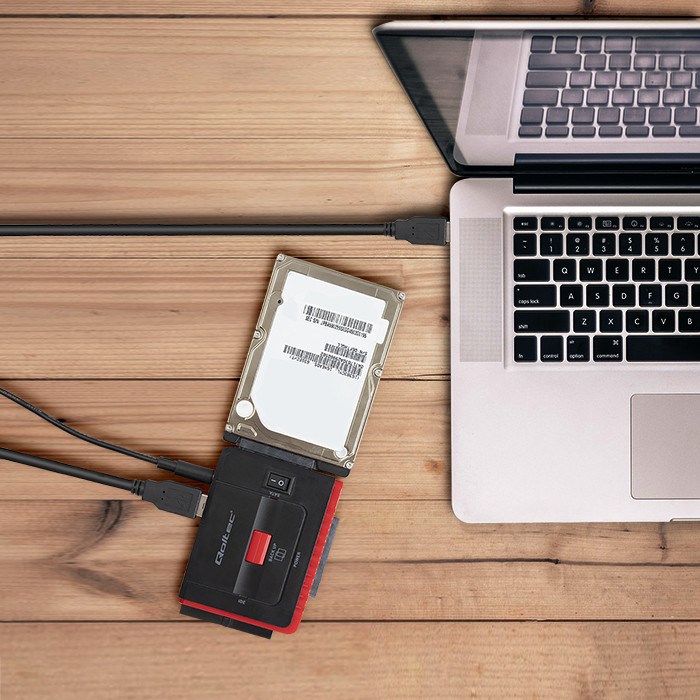 Qoltec 50645 Adapter USB 3.0 to IDE | SATA III-5