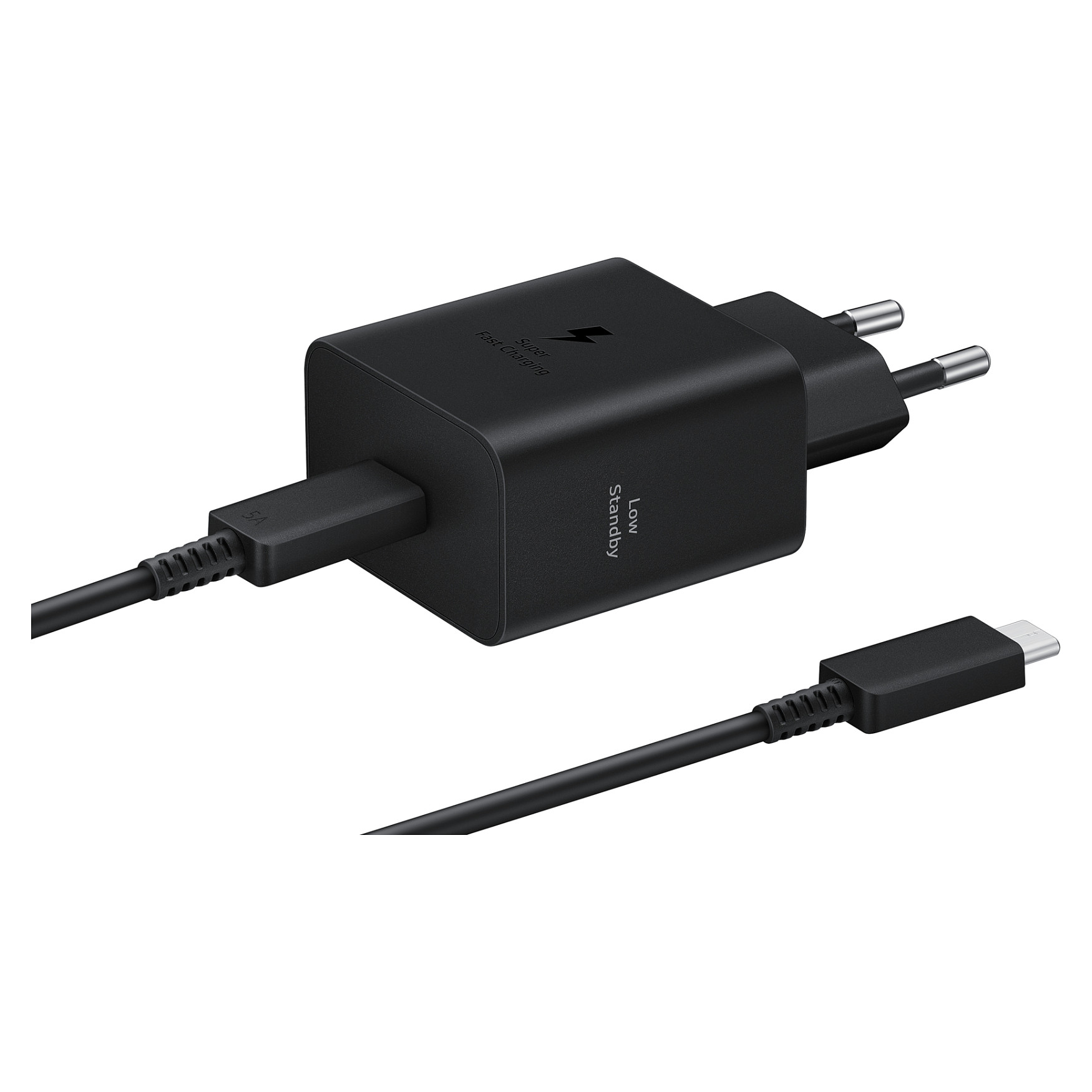 SAMSUNG KUĆNI PUNJAČ EP-T4511XBE,45W,Type C kabel 1.8m, crni-8