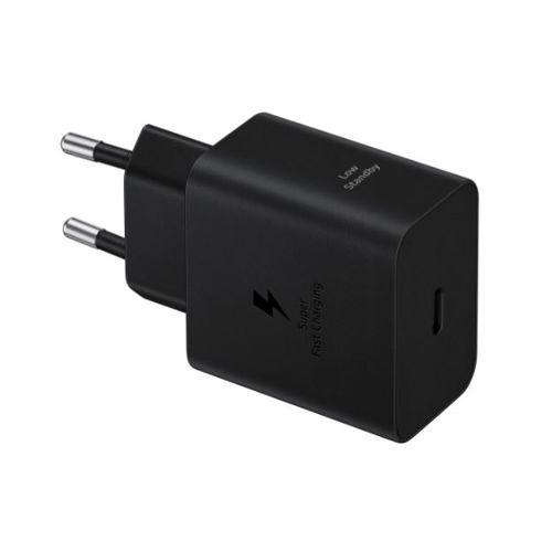 SAMSUNG KUĆNI PUNJAČ EP-T4511XBE,45W,Type C kabel 1.8m, crni-1