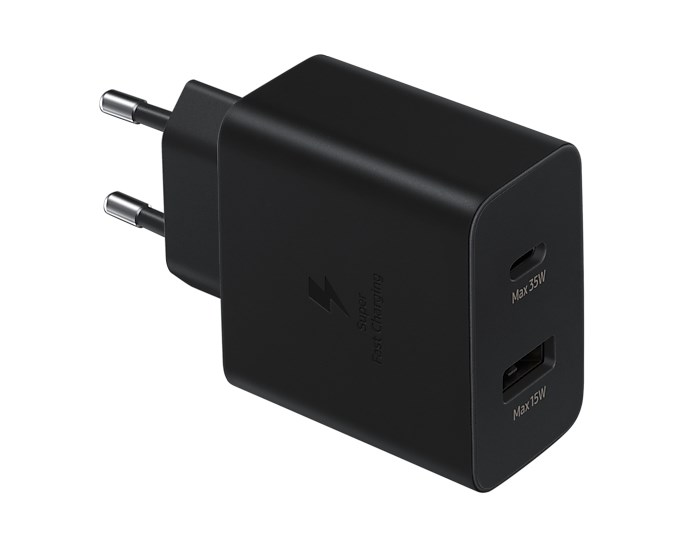 Adapter SAMSUNG USB-C, USB-A crni, EP-TA220NBEGEU-2