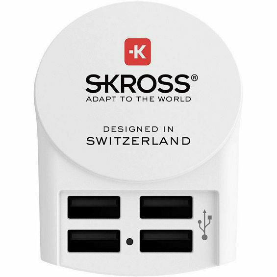 Putni adapter SKROSS, Euro USB CHarger (4xA)-4
