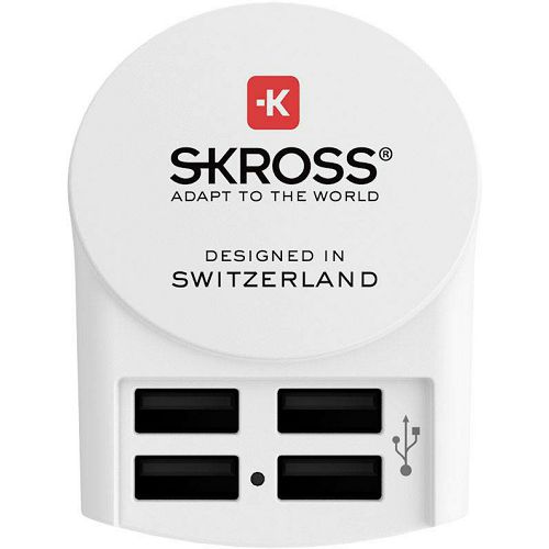 Putni adapter SKROSS, Euro USB CHarger (4xA)-0