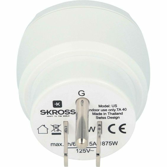 Putni adapter SKROSS, Europe To USA, 1.500203-E-6