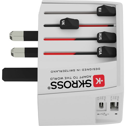 Putni adapter SKROSS, Muv USB (AC), Euro, Aus/Kina, UK, SAD/Japan, USB-A/USB-C-2