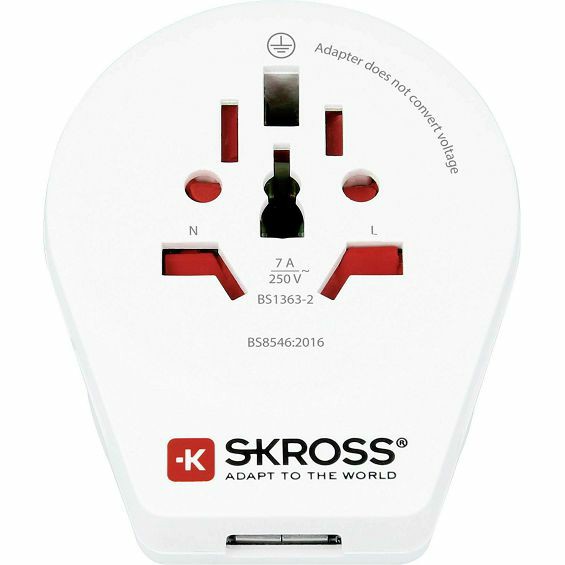 Putni adapter SKROSS, World To UK USB, 1500267-4