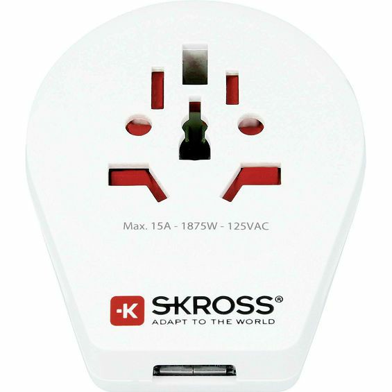 Putni adapter SKROSS, World To USA USB, 1500268-4