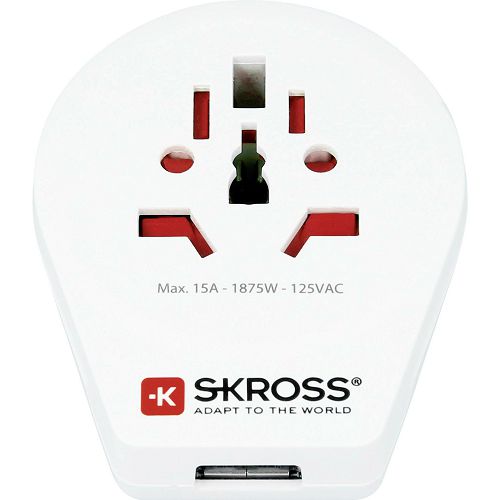 Putni adapter SKROSS, World To USA USB, 1500268-1