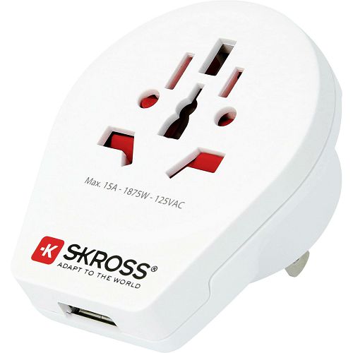 Putni adapter SKROSS, World To USA USB, 1500268-0