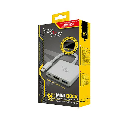 Adapter STEELPLAY Mini Dock USB-C/HDMI za switch-0