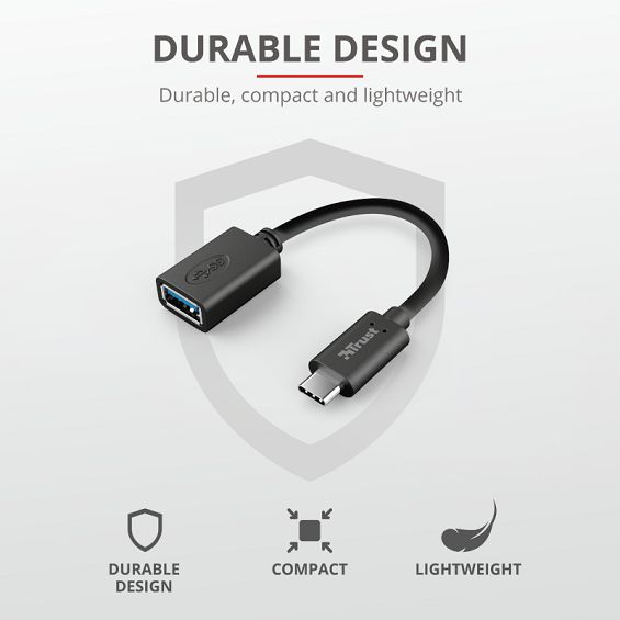 Adapter TRUST USB-C (m) na USB 3.1 (ž) crni (5 godina jamstva)-3