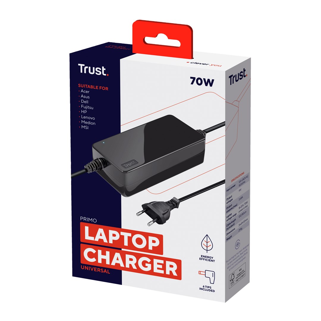 Adapter za laptop TRUST PRIMO univerzalni, 70W (5 godina jamstva)-4