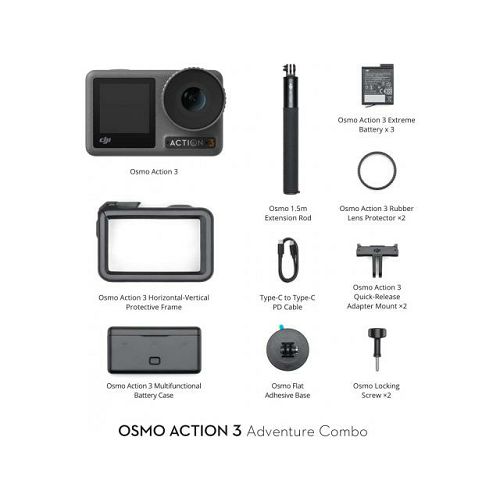 Akcijska kamera DJI Osmo Action 3 Adventure Combo-1