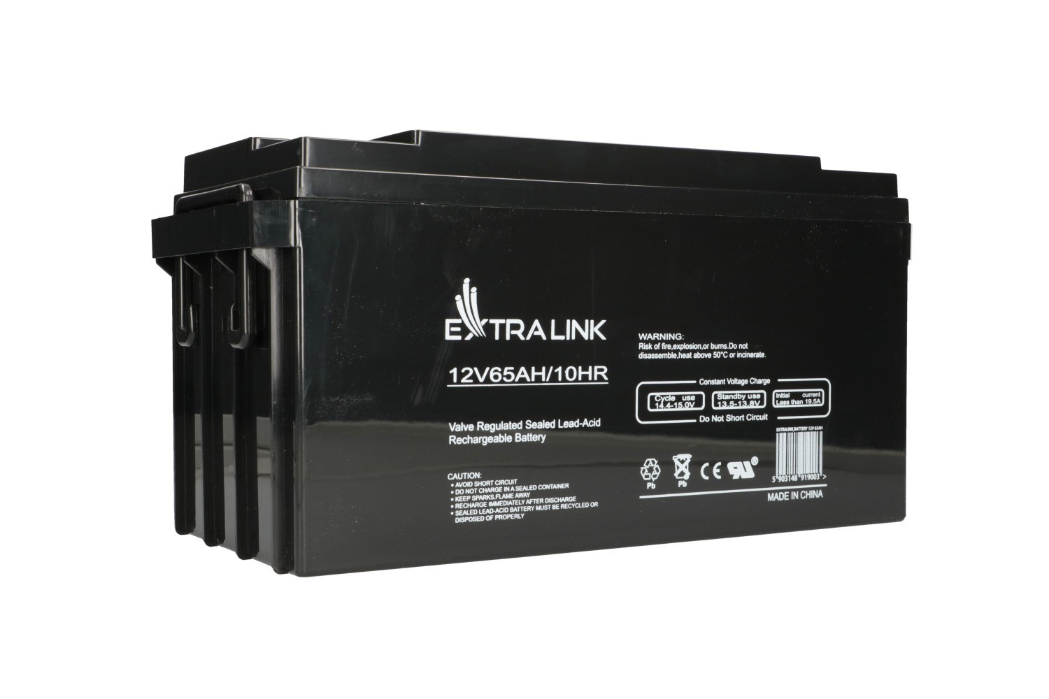 Akumulator EXTRALINK (AGM 12V 65AH, VRLA)-5