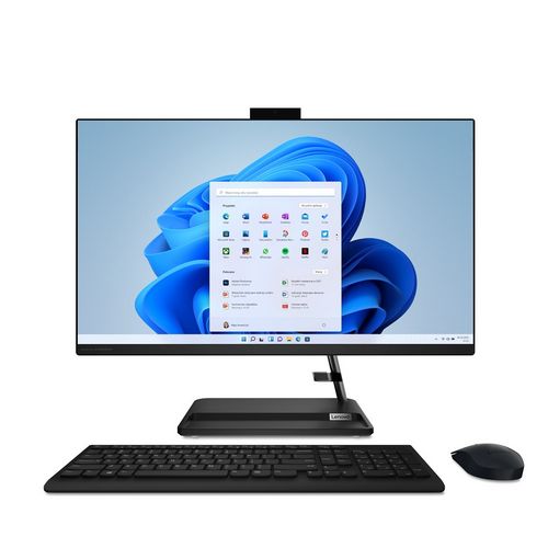 All in one računalo LENOVO IdeaCentre 3 (27", IPS, Full HD, Intel Core i5-12450H, 16GB RAM, 1TB SSD, Intel UHD Graphics, Win11Home, crno)