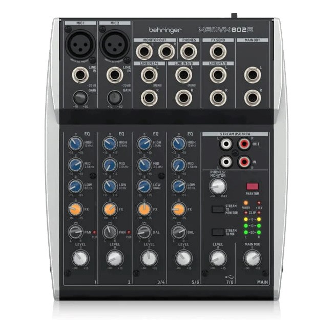 Behringer XENYX 802S - analogue audio mixer-0