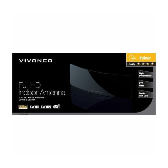 Antena za TV VIVANCO DVB-T 38887, FHD,zaobljena, LTE filter