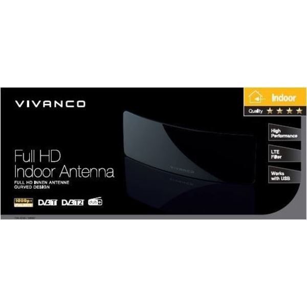 Antena za TV VIVANCO DVB-T 38887, FHD,zaobljena, LTE filter-3