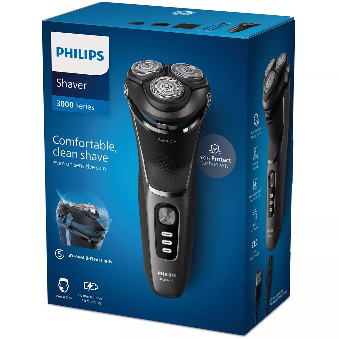 Aparat za brijanje PHILIPS Shaver 3000 Series, S3343/13 tamnocrna-6