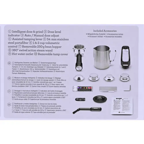 Aparat za espresso SAGE The Barista Express Impress (poluautomatski, 2L)-32