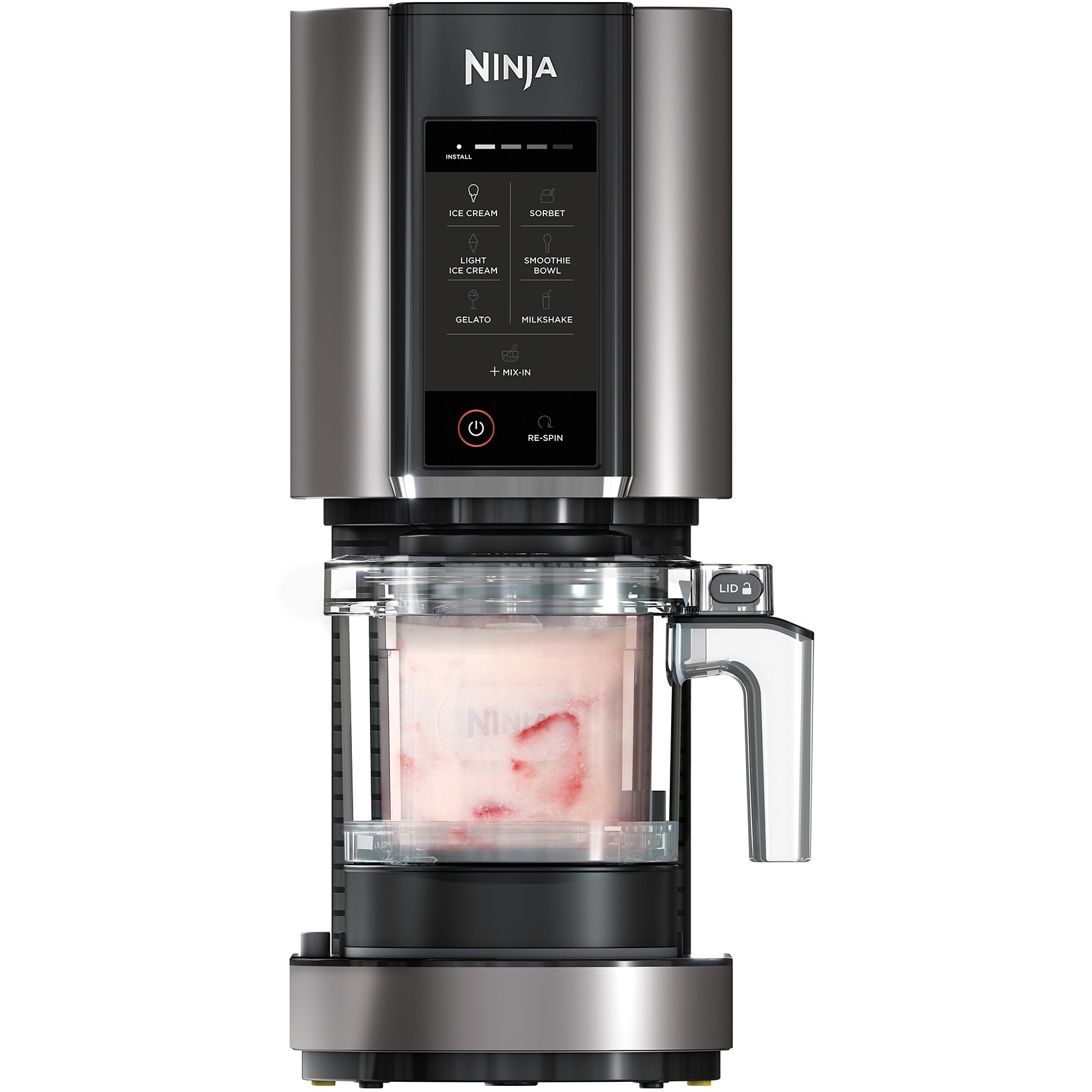 Ninja NC300EU ice cream maker Traditional ice cream maker 1.4 L 800 W Black, Silver-4
