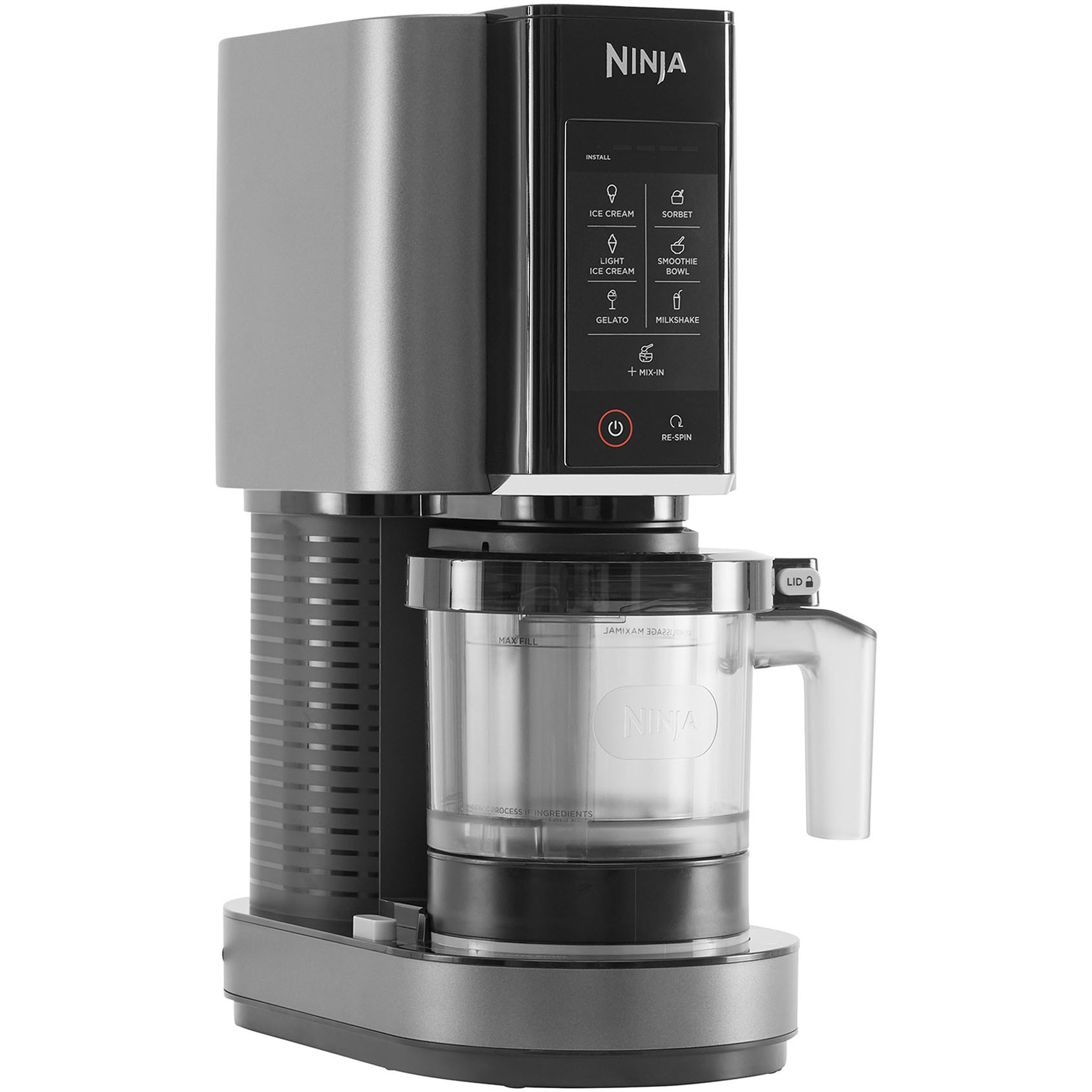 Ninja NC300EU ice cream maker Traditional ice cream maker 1.4 L 800 W Black, Silver-5