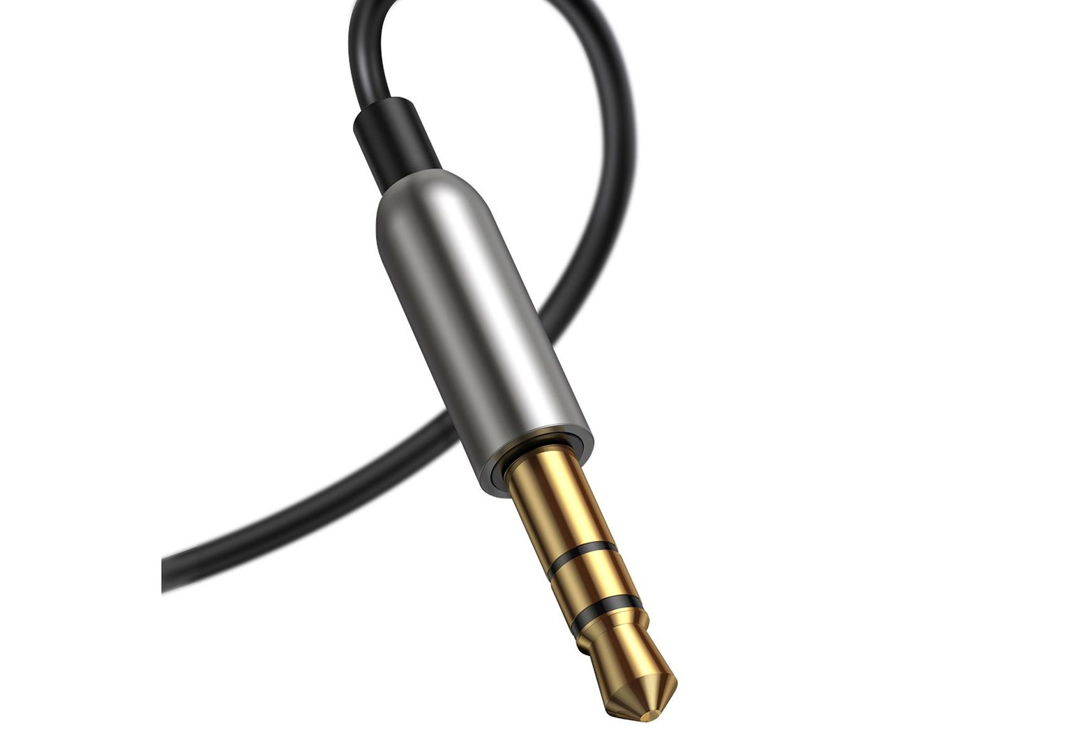 Audio kabel BASEUS CABA01-01 (0.5 m, 3.5mm, USB Type-A) crni-1