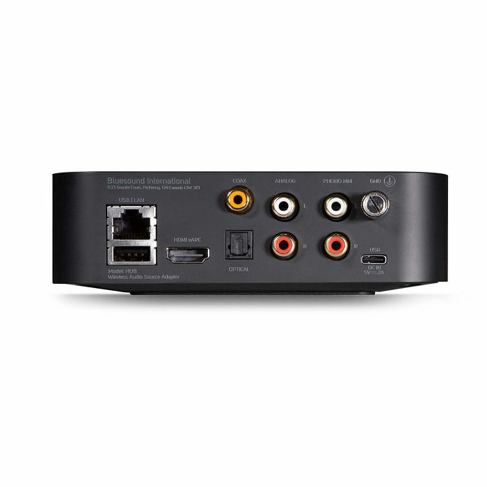 Audio streamer BLUESOUND HUB crni-3