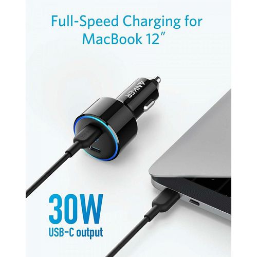 Auto punjač ANKER PowerDrive + III Duo 48W car charger-2