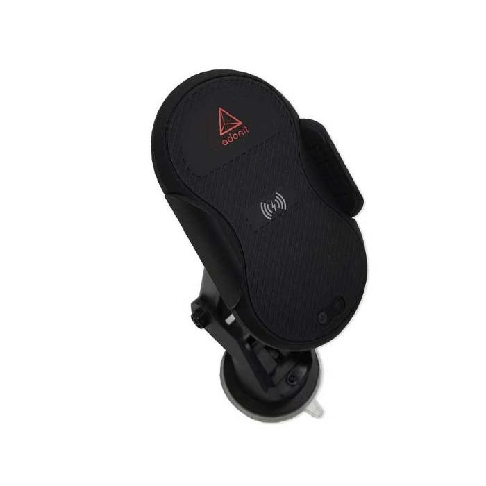 Auto bežični punjač i nosač za mobitel ADONIT crni-2