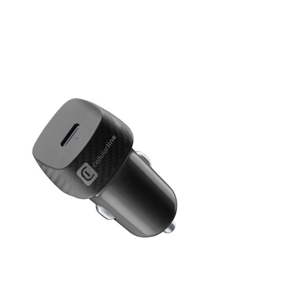Auto punjač CELLULARLINE, Car Power 20W, 1xUSB-C, Crni-0
