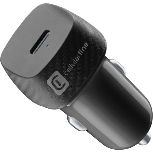 Auto punjač CELLULARLINE, Car Power 20W, 1xUSB-C, Crni