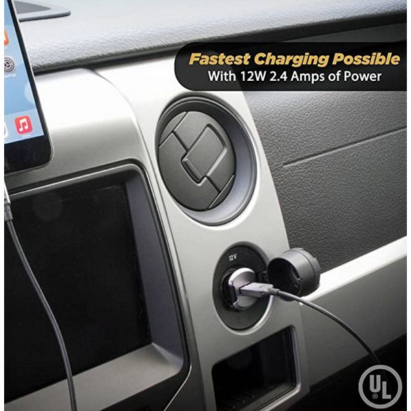 Auto punjač SCOSCHE ReVolt, 12W-2