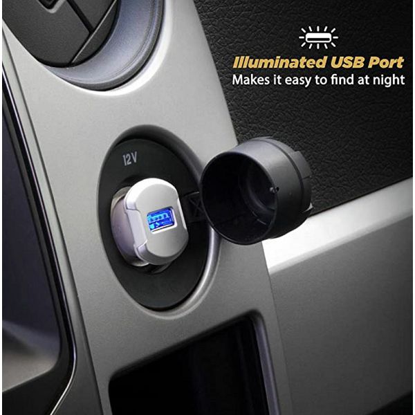 Auto punjač SCOSCHE ReVolt, 12W-3