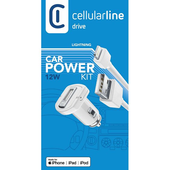 Autopunjač CELLULARLINE za iPhone 5/6+MF1 2A-2