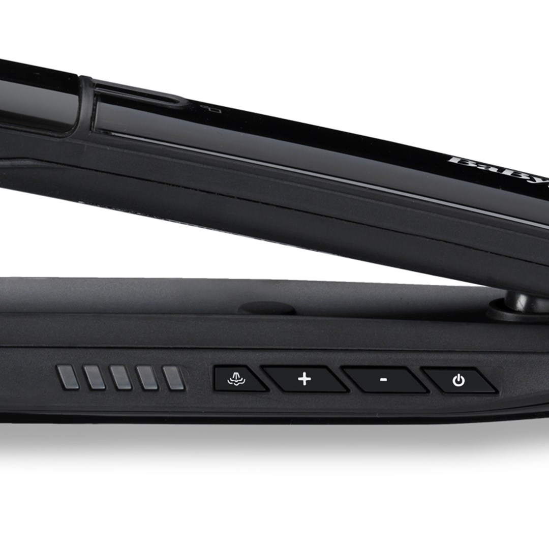 BaByliss Steam Mist Styler Straightening iron Black, Silver 2.5 m-2
