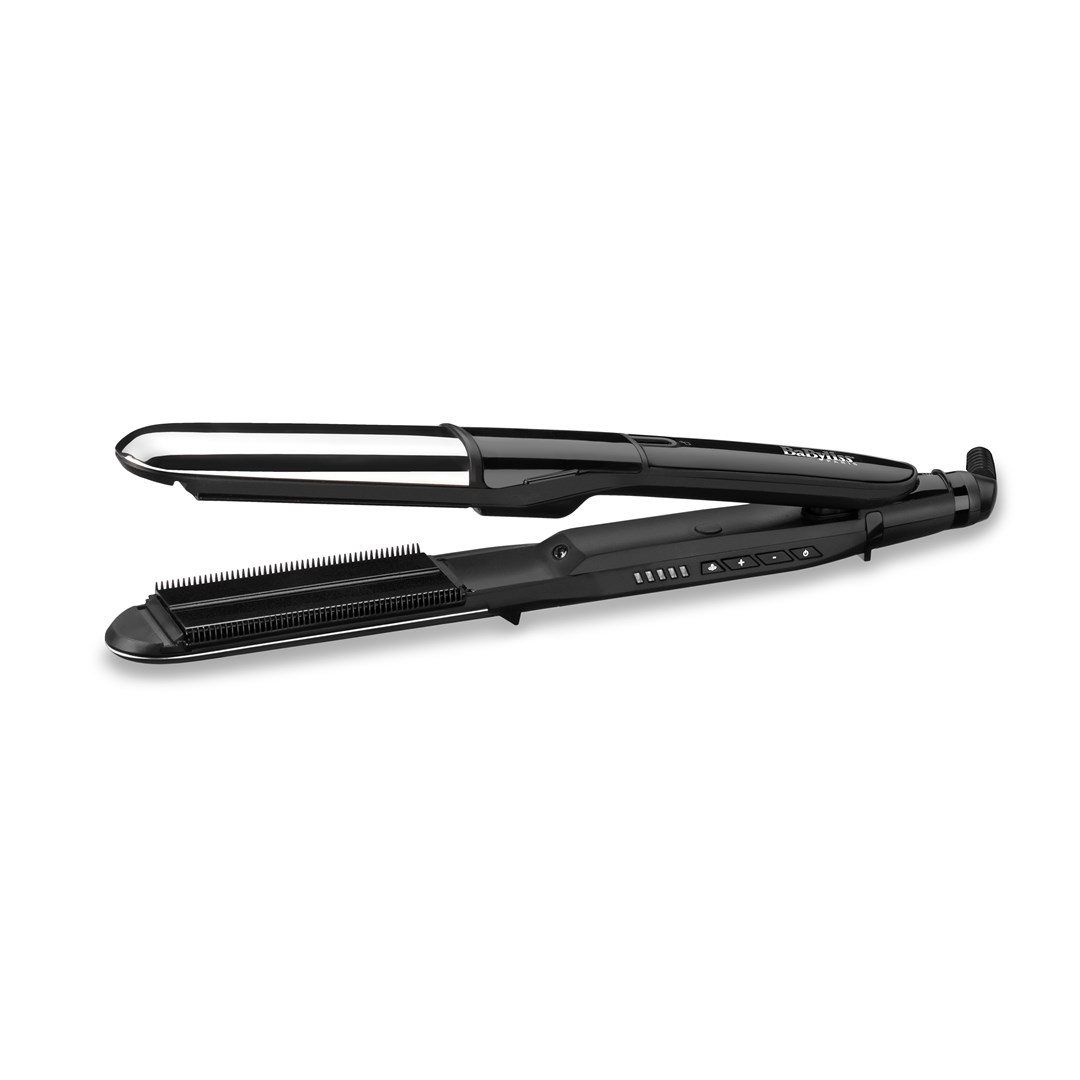 BaByliss Steam Mist Styler Straightening iron Black, Silver 2.5 m-0