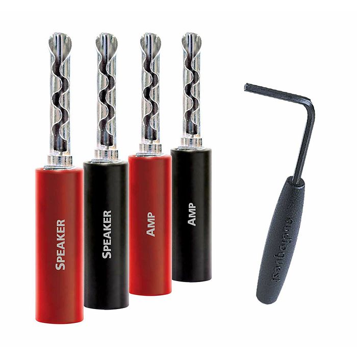 Banana AUDIOQUEST SureGrip100 BFA 12 kom silver