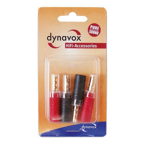 Dynavox banane 2X RED / 2X crni POZLAĆENE-2