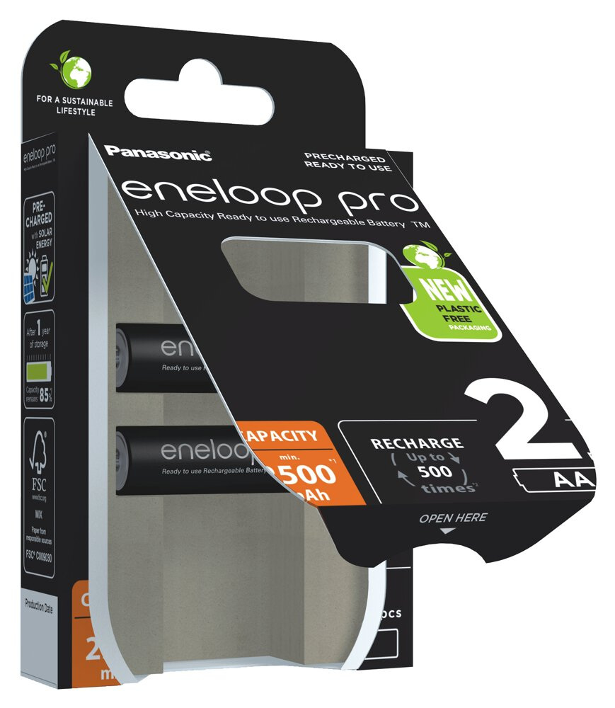 Baterije PANASONIC ENELOOP PRO AA ready to use B2-2