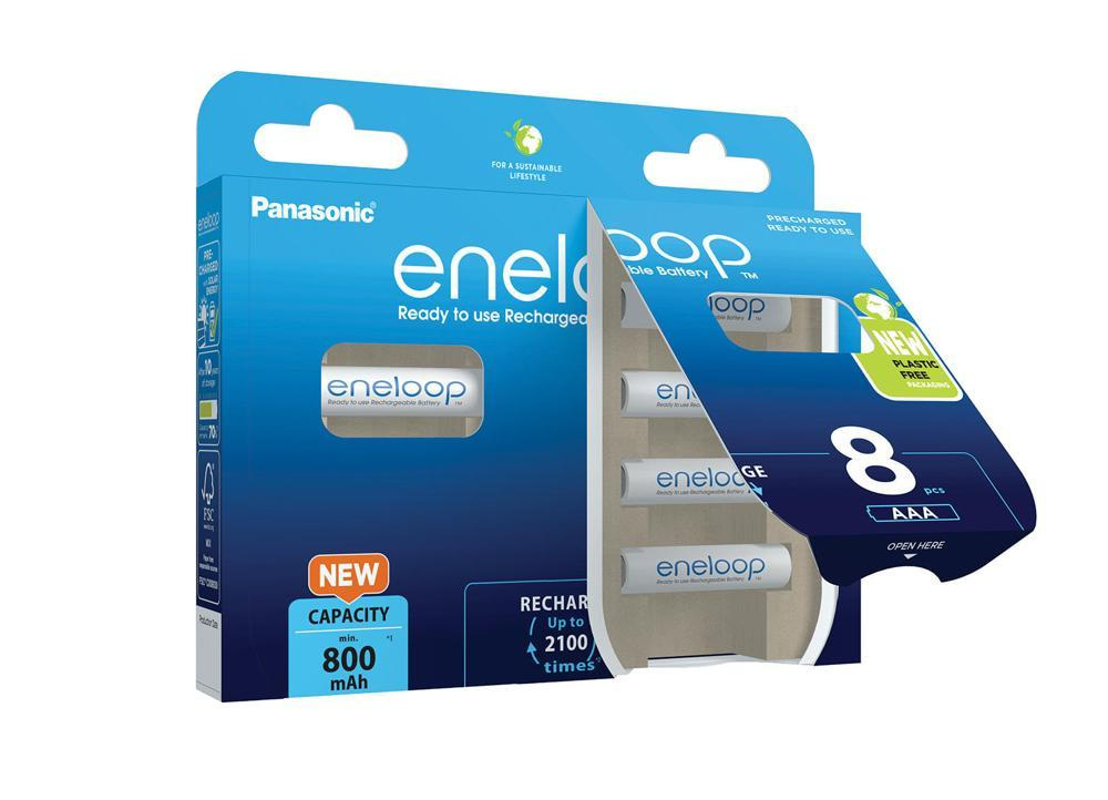 Baterija AAA PANASONIC ENELOOP 800 mAh - 8 kom, B8-5