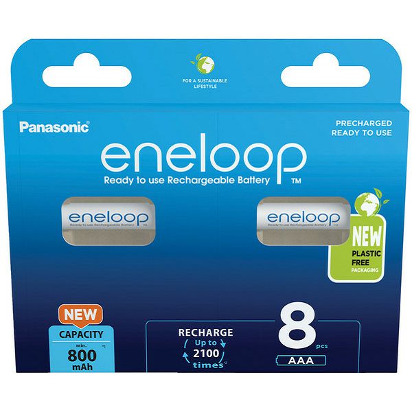 Baterija AAA PANASONIC ENELOOP 800 mAh - 8 kom, B8-0