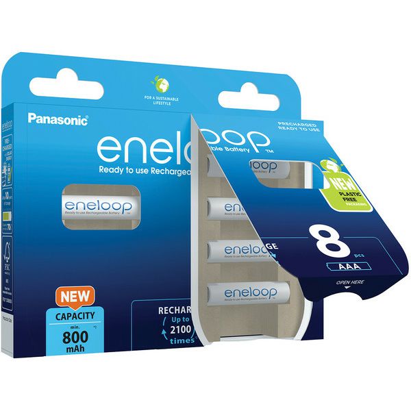 Baterija AAA PANASONIC ENELOOP 800 mAh - 8 kom, B8-1