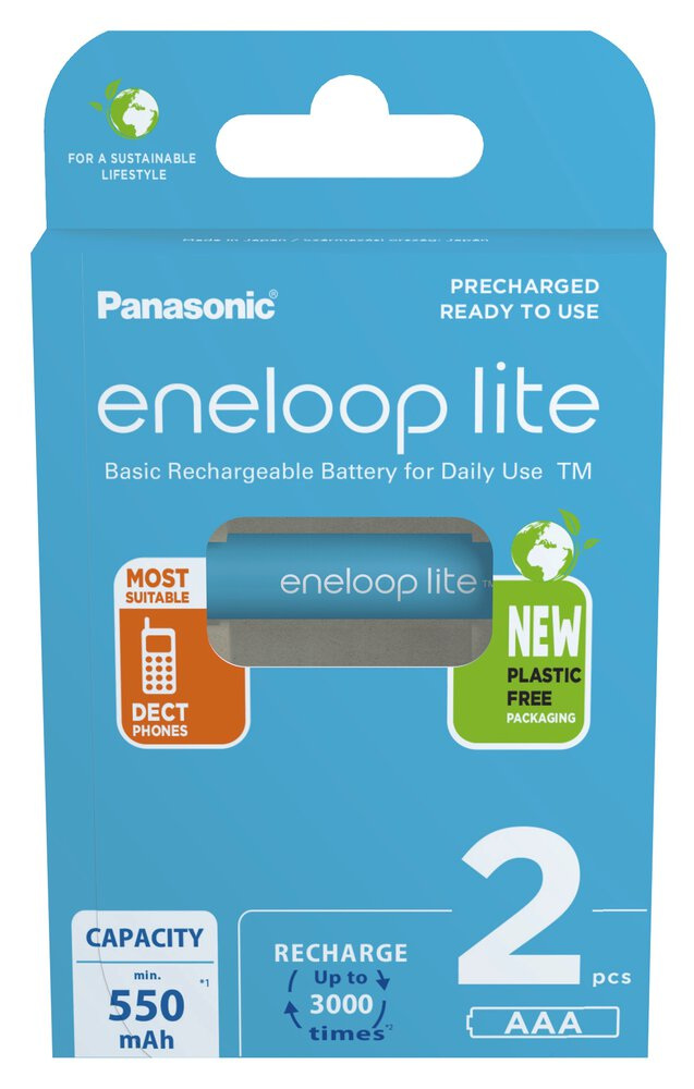 Baterije PANASONIC ENELOOP lite AAA B2-0