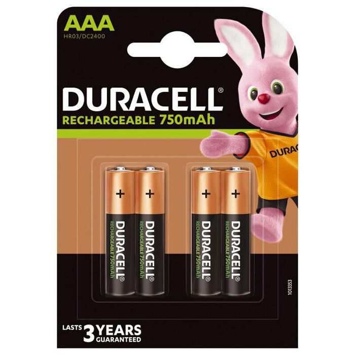 Baterija DURACELL PRECHARGED AAA K2 750 mAh (4 pack)