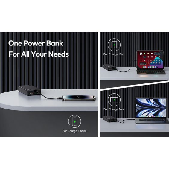BASEUS POWERBANK ADAMAN2 20000MAH 2XUSB USB-C 30W-2