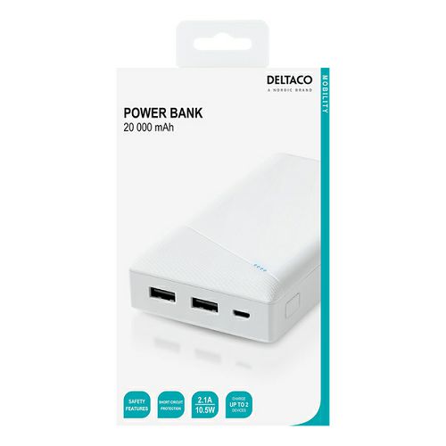 Baterija prijenosna DELTACO PB-A1002, 20 000 mAh-3