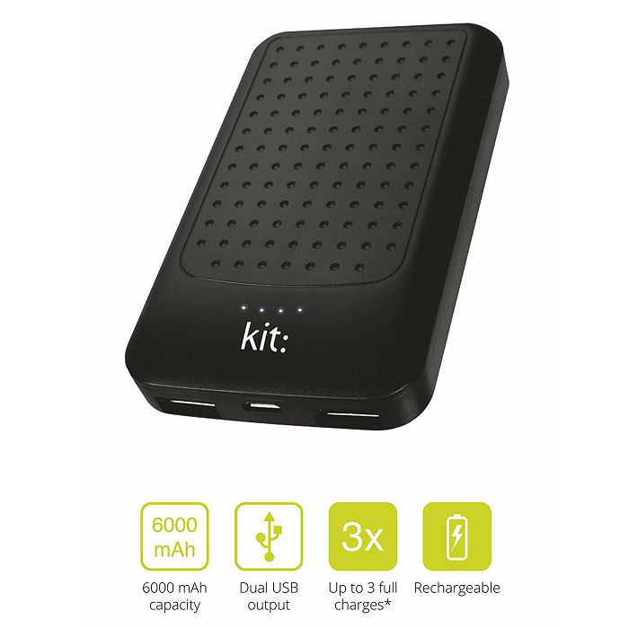 Prijenosna baterija KIT POWERBANK 6000 mAh-1