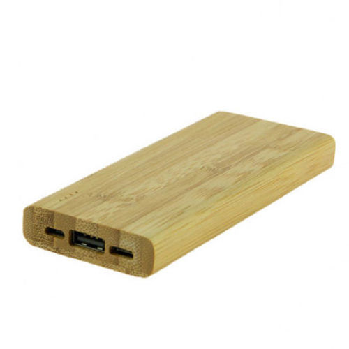 Prijenosna baterija KSIX MINI 5 000 mAh, micro USB, bamboo-1